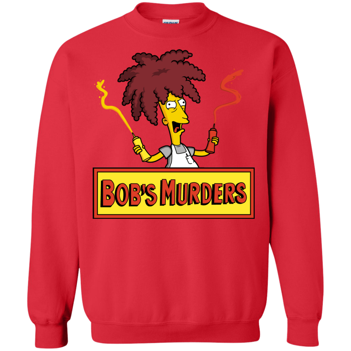 Sweatshirts Red / S Bobs Murders Crewneck Sweatshirt