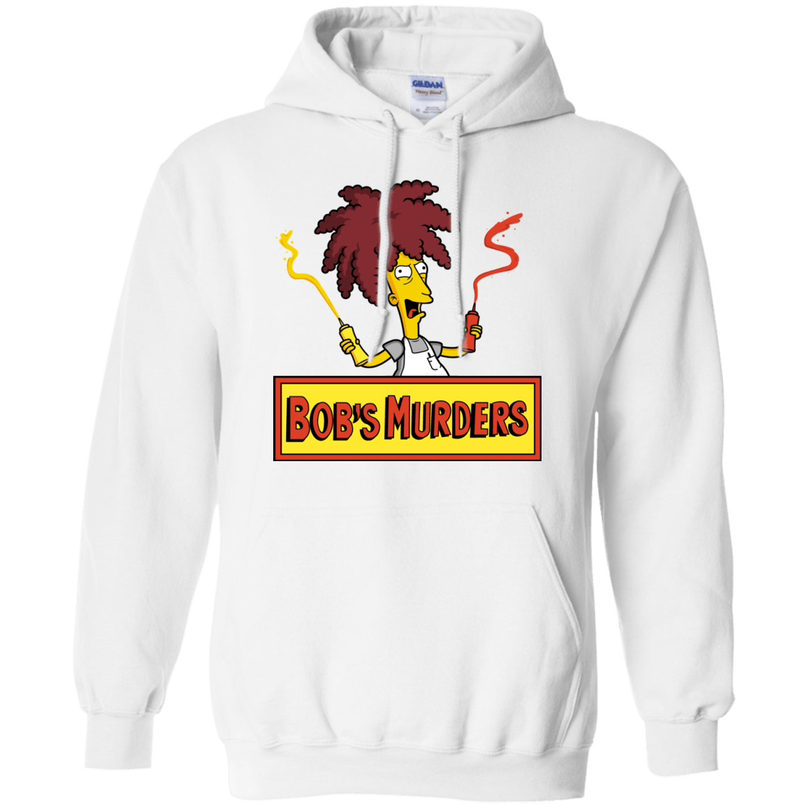 Sweatshirts White / S Bobs Murders Pullover Hoodie