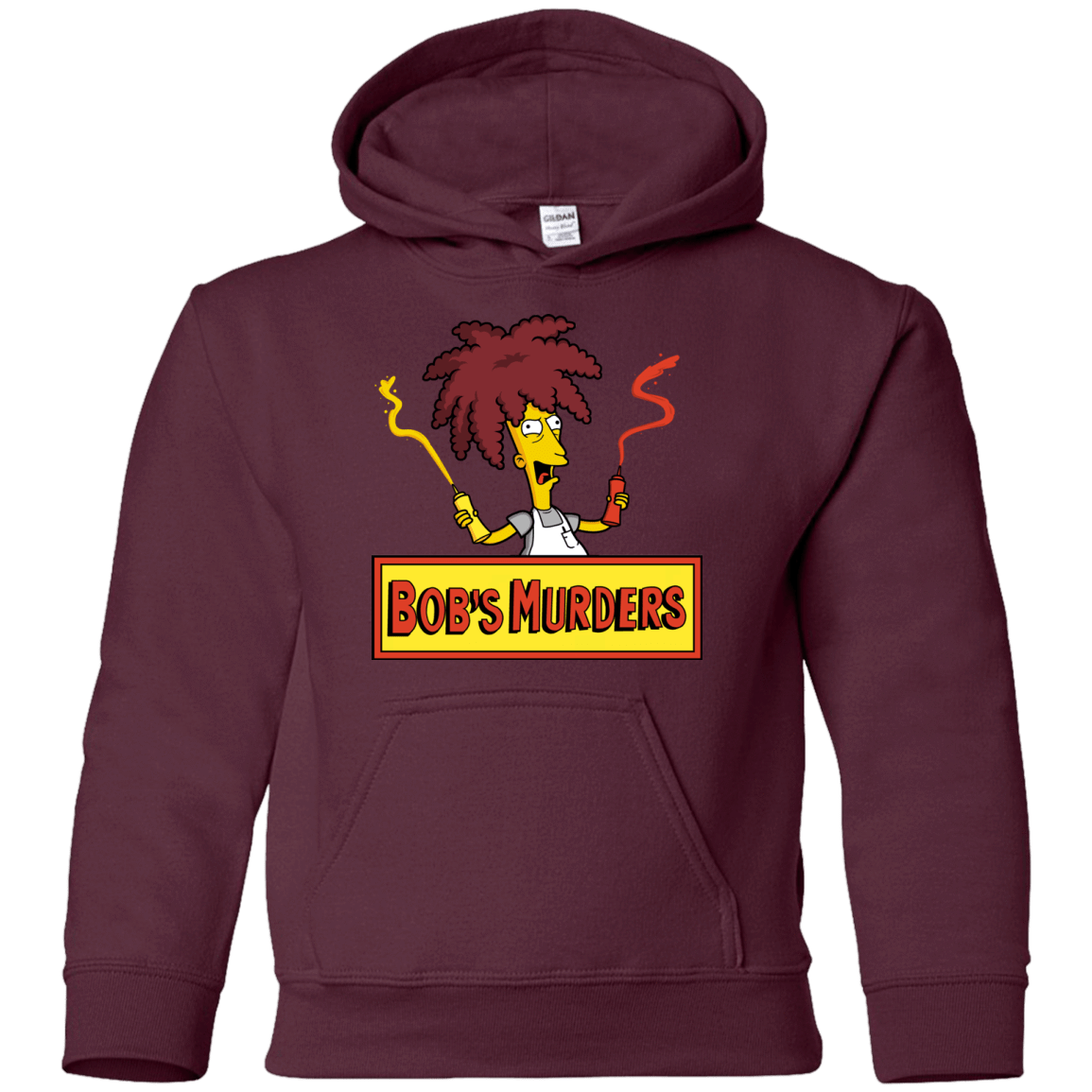 Sweatshirts Maroon / YS Bobs Murders Youth Hoodie