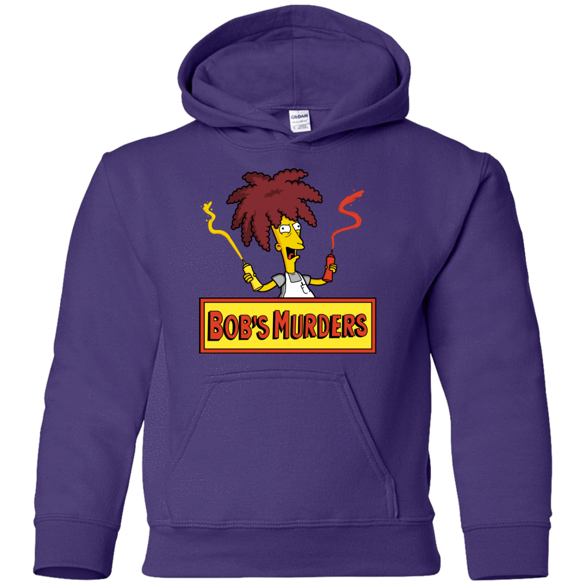 Sweatshirts Purple / YS Bobs Murders Youth Hoodie