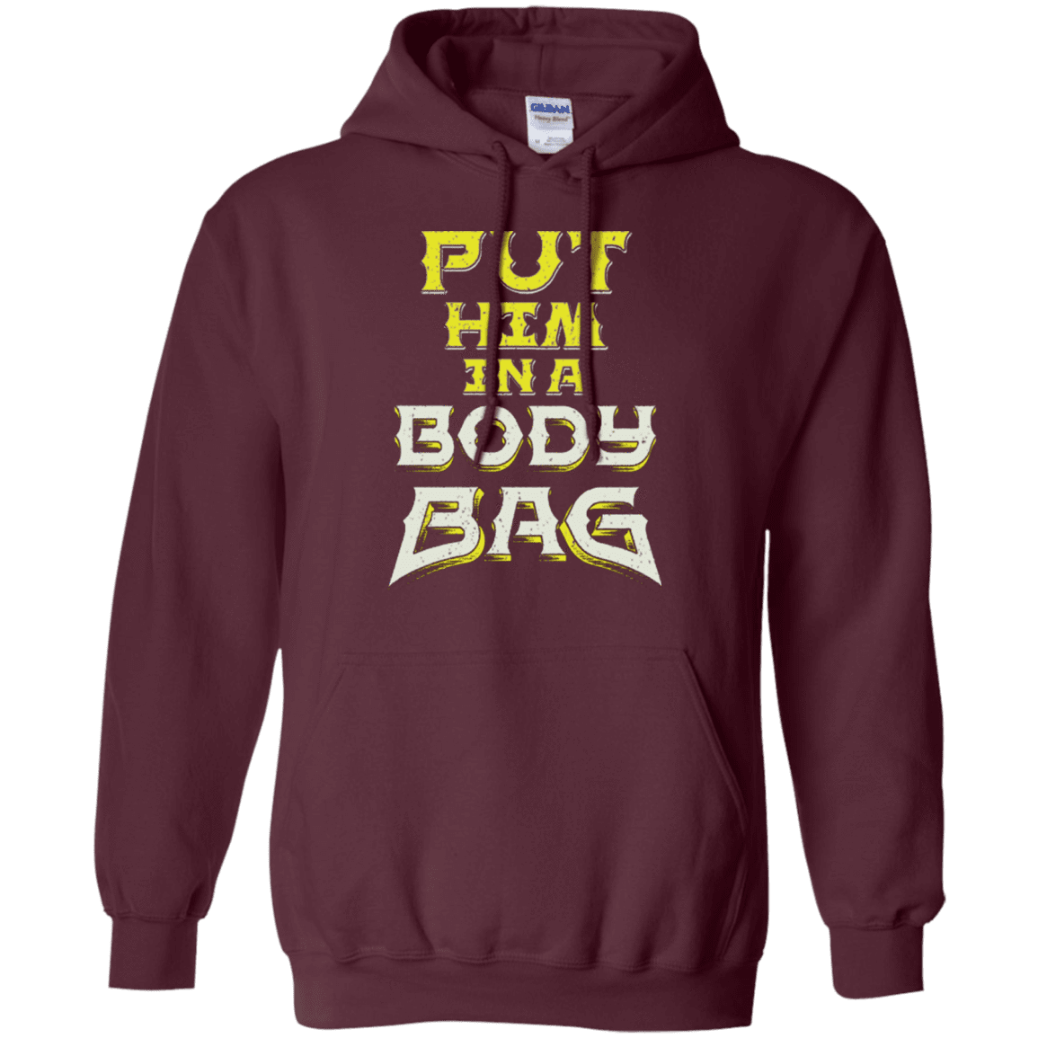 Sweatshirts Maroon / S BODY BAG Pullover Hoodie