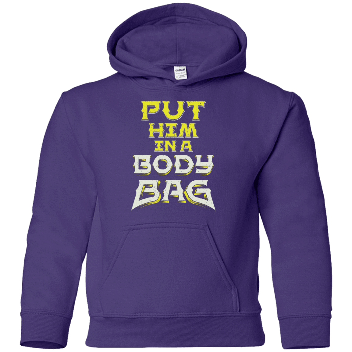 Sweatshirts Purple / YS BODY BAG Youth Hoodie