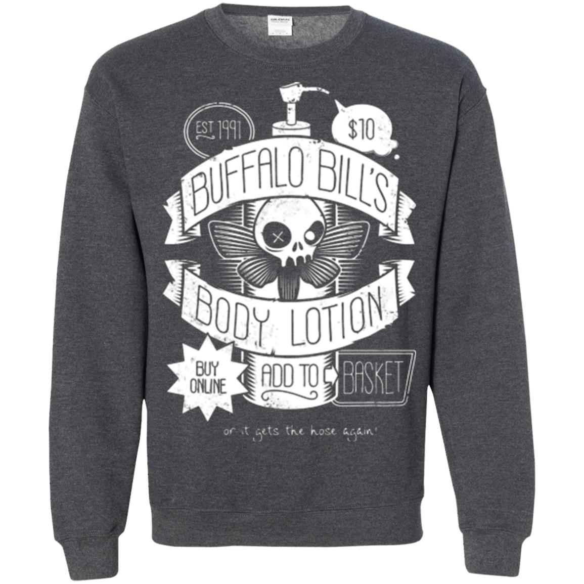 Sweatshirts Dark Heather / Small Body Lotion Crewneck Sweatshirt