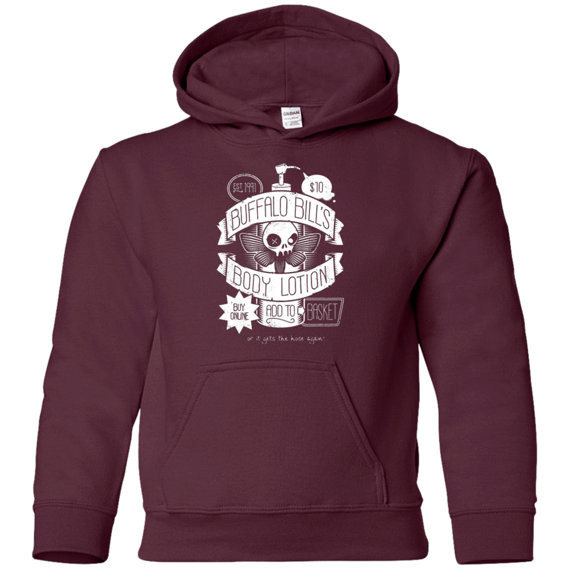 Sweatshirts Maroon / YS Body Lotion Youth Hoodie