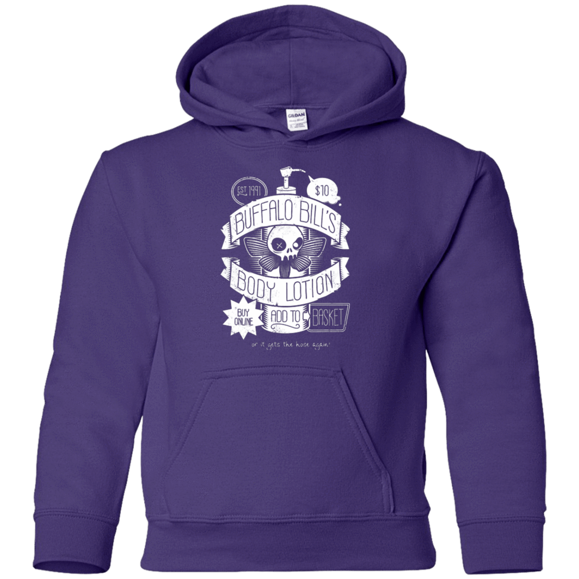 Sweatshirts Purple / YS Body Lotion Youth Hoodie