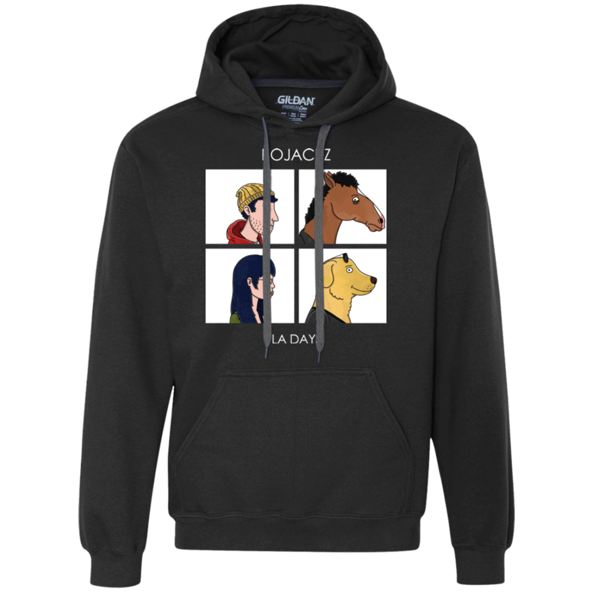 Sweatshirts Black / S Bojackz Premium Fleece Hoodie