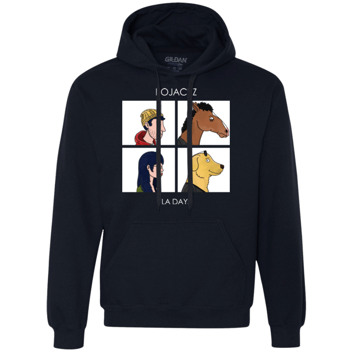 Sweatshirts Navy / S Bojackz Premium Fleece Hoodie