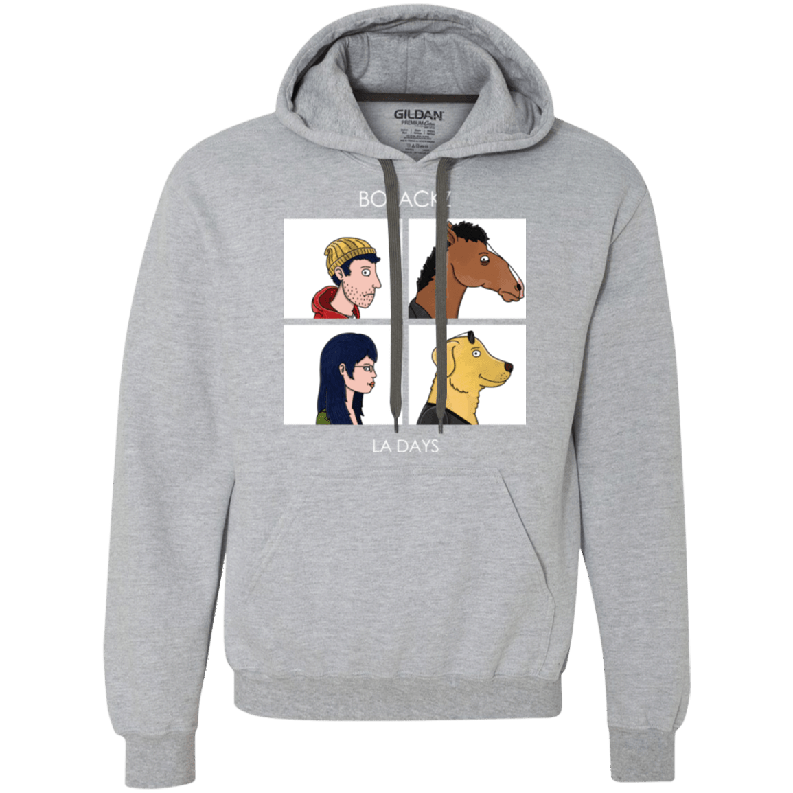 Sweatshirts Sport Grey / S Bojackz Premium Fleece Hoodie
