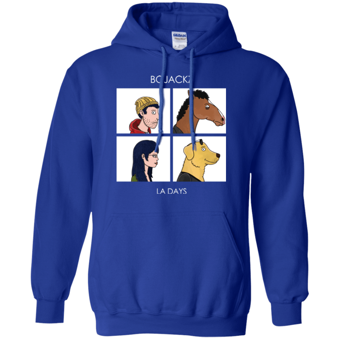 Sweatshirts Royal / S Bojackz Pullover Hoodie