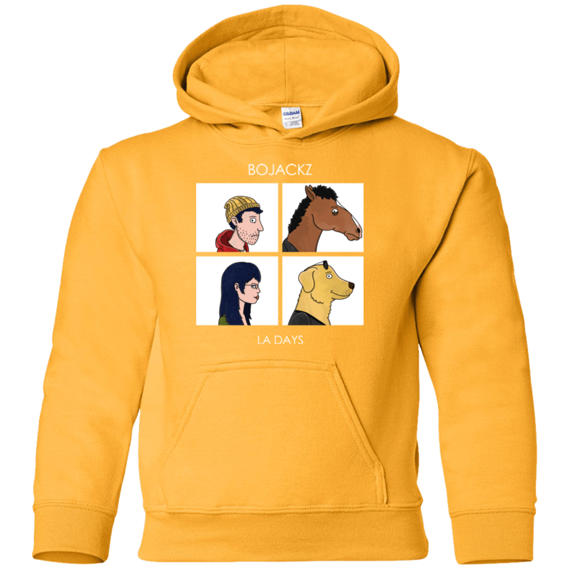 Sweatshirts Gold / YS Bojackz Youth Hoodie