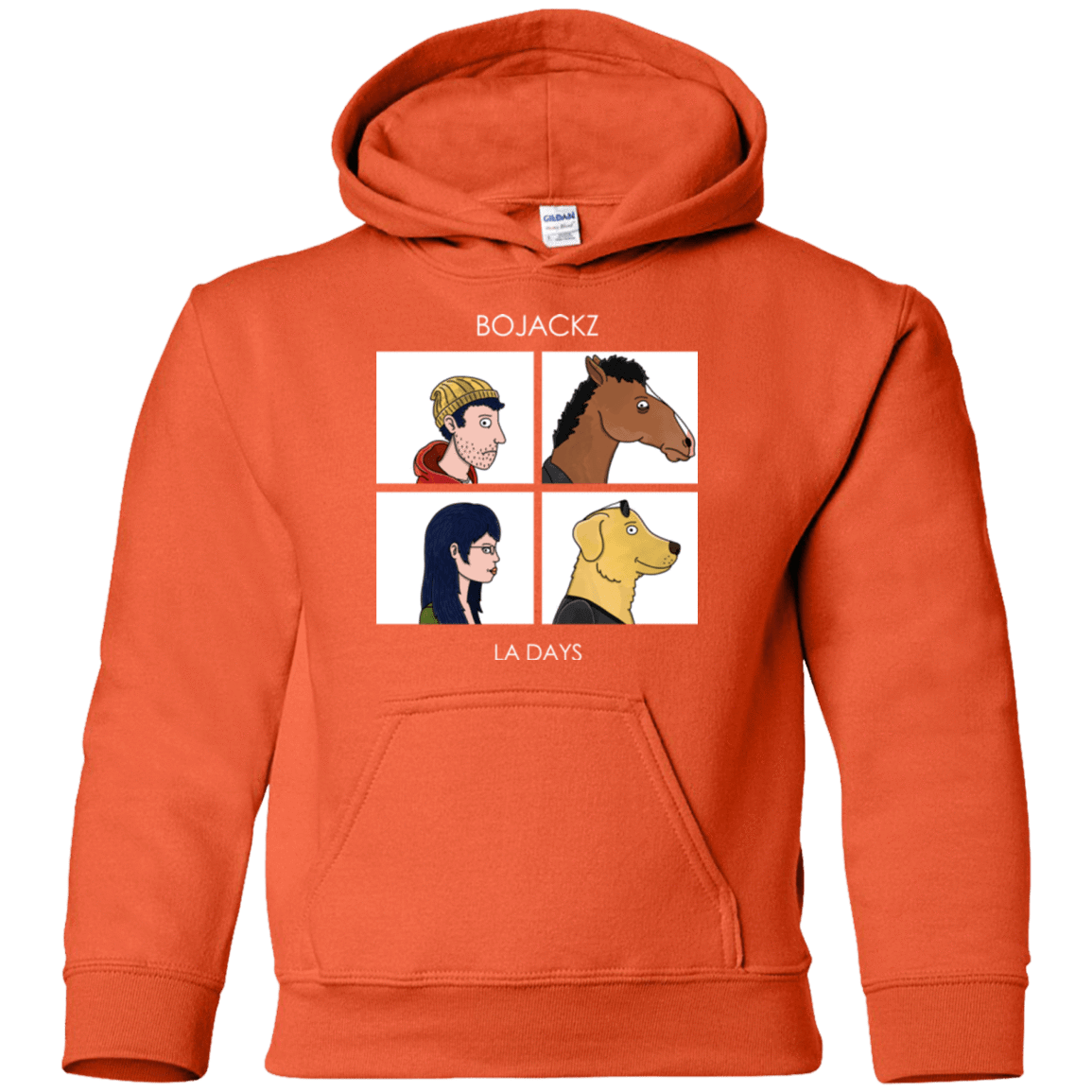 Sweatshirts Orange / YS Bojackz Youth Hoodie