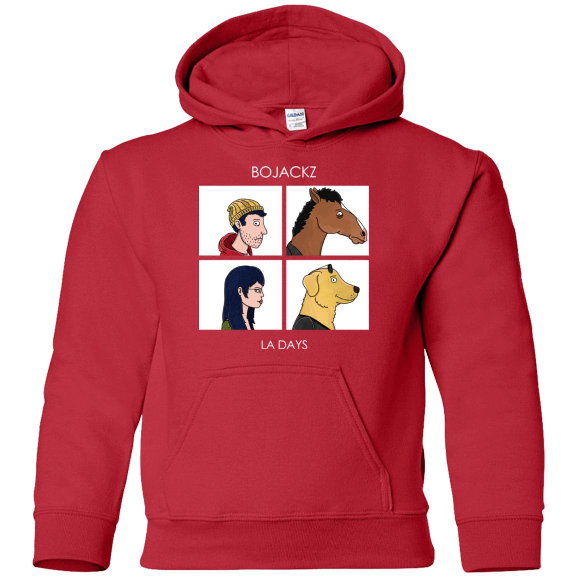 Sweatshirts Red / YS Bojackz Youth Hoodie