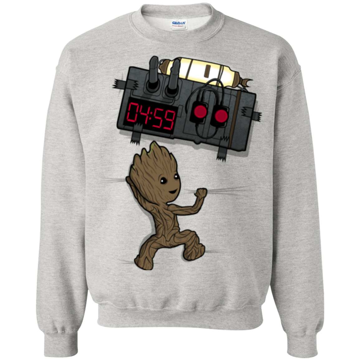 Sweatshirts Ash / Small Bomb In Your Chest! Crewneck Sweatshirt