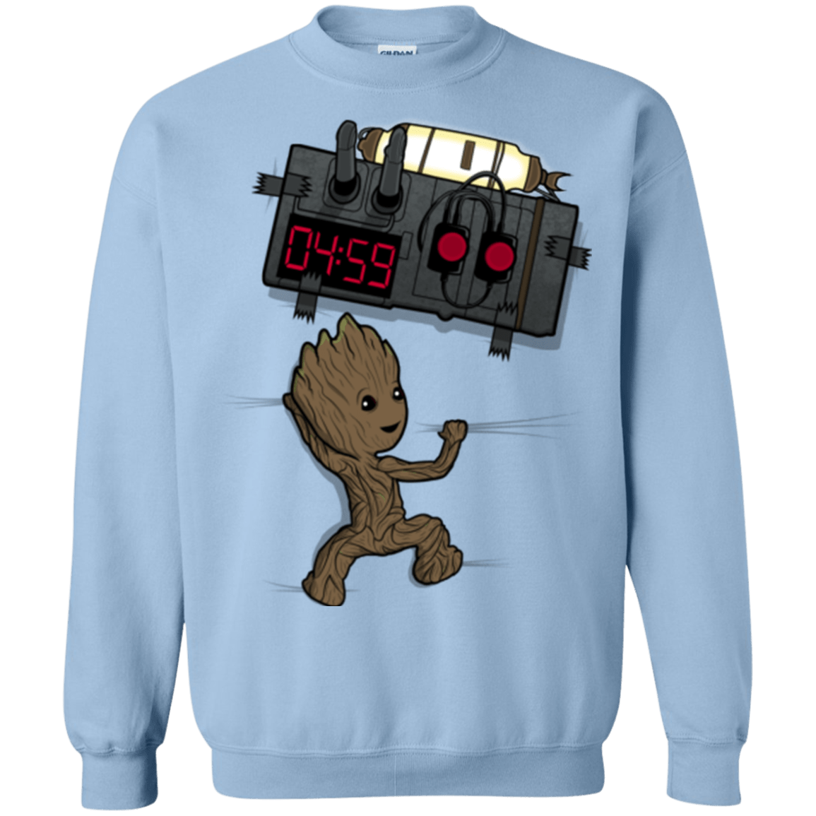 Sweatshirts Light Blue / Small Bomb In Your Chest! Crewneck Sweatshirt
