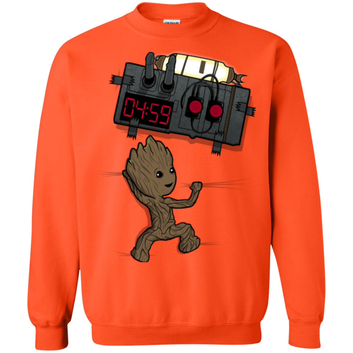 Sweatshirts Orange / Small Bomb In Your Chest! Crewneck Sweatshirt