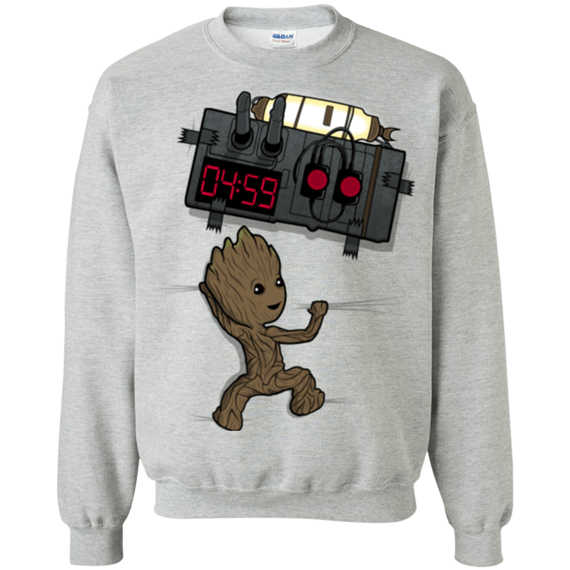 Sweatshirts Sport Grey / Small Bomb In Your Chest! Crewneck Sweatshirt