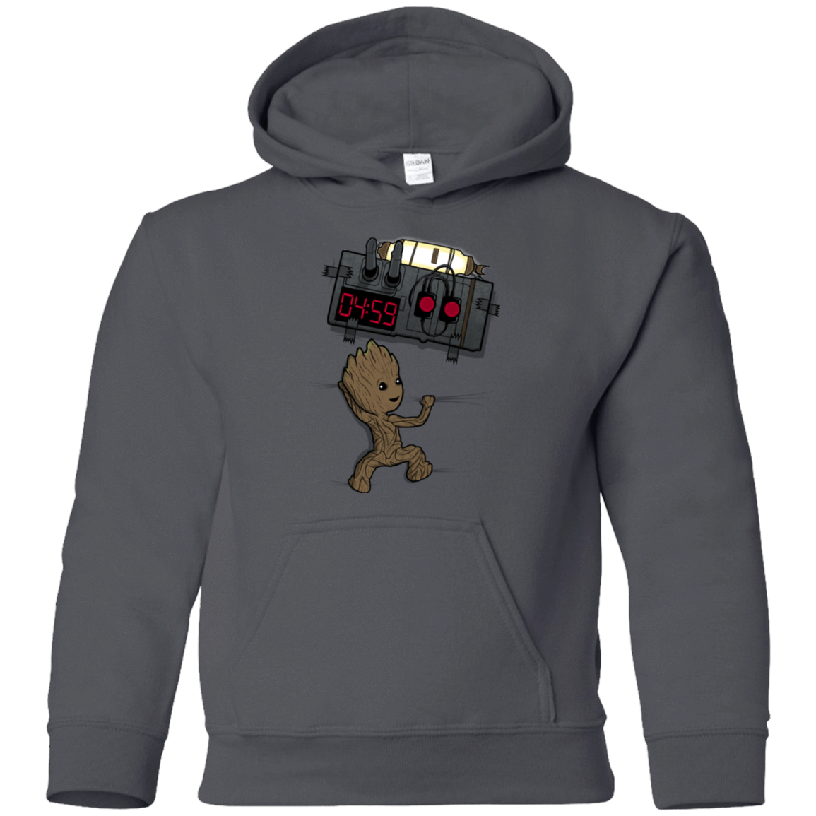 Sweatshirts Charcoal / YS Bomb In Your Chest! Youth Hoodie