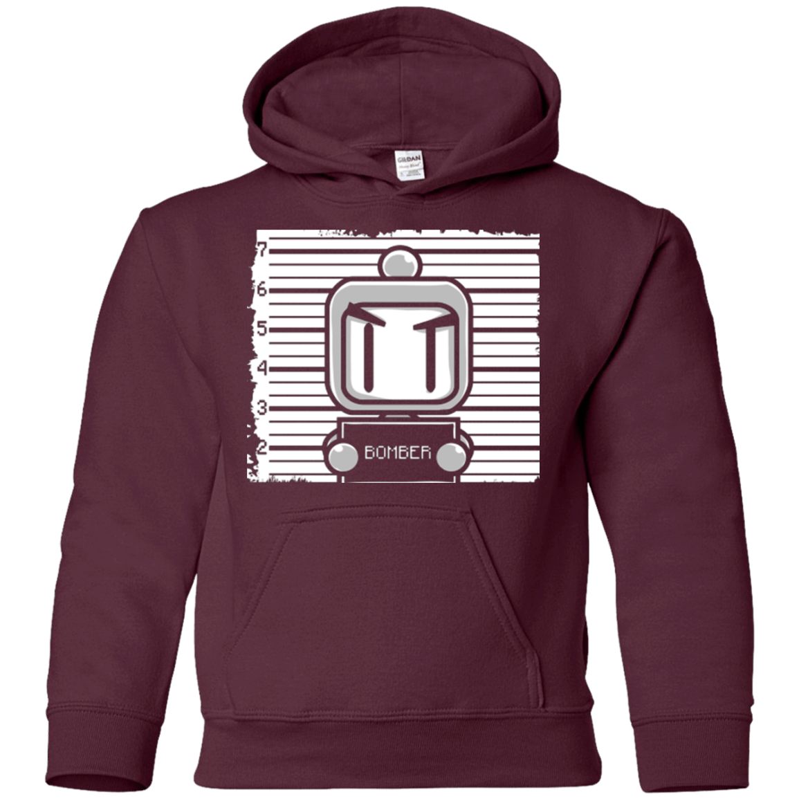 Sweatshirts Maroon / YS BOMBER Youth Hoodie