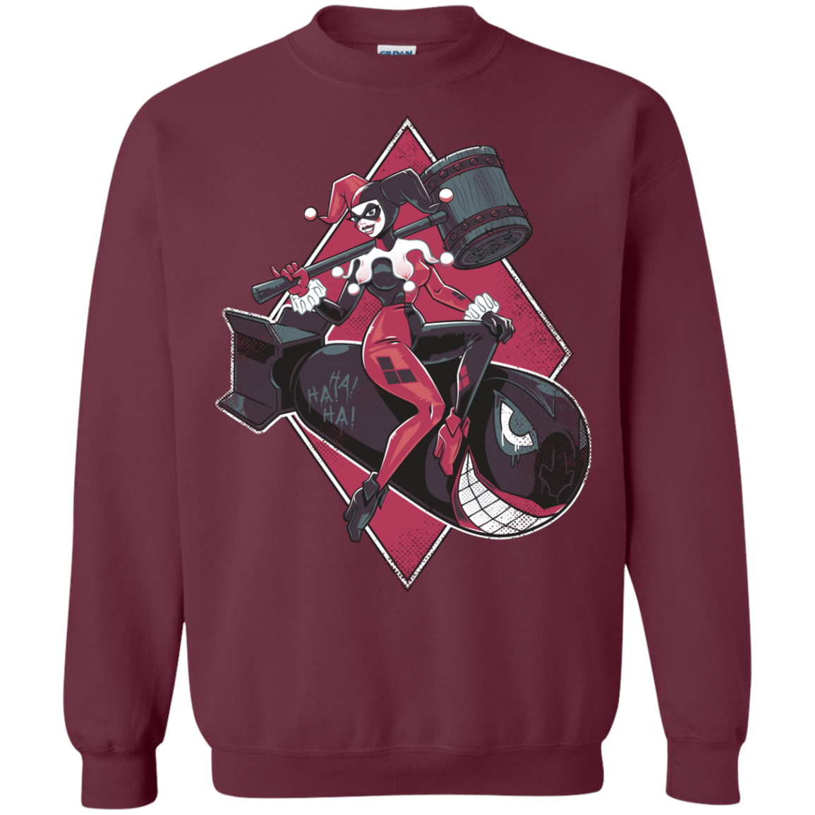 Sweatshirts Maroon / Small Bombs Away Crewneck Sweatshirt