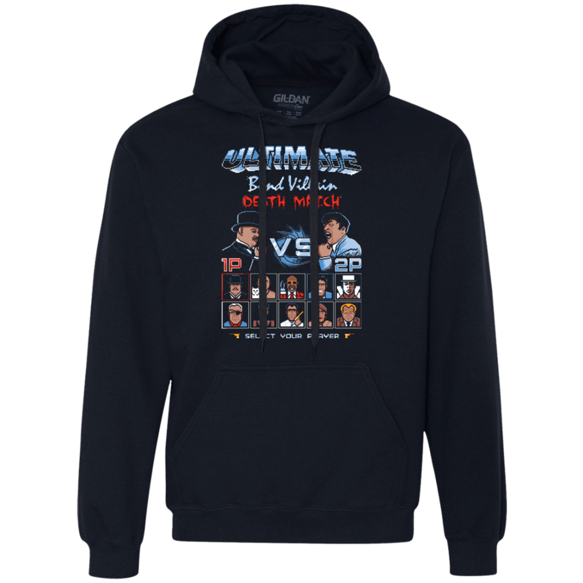 Sweatshirts Navy / Small Bond Villain Death Match Premium Fleece Hoodie