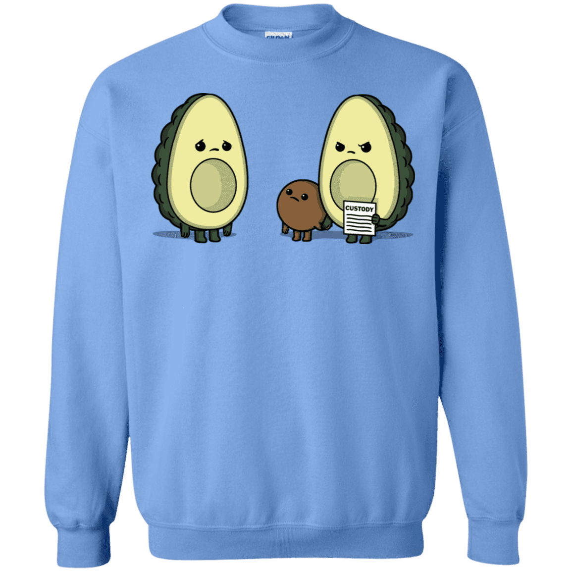 Sweatshirts Carolina Blue / S Bone Custody Crewneck Sweatshirt