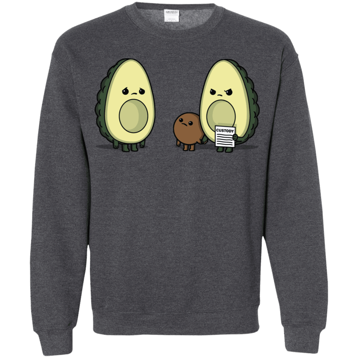 Sweatshirts Dark Heather / S Bone Custody Crewneck Sweatshirt