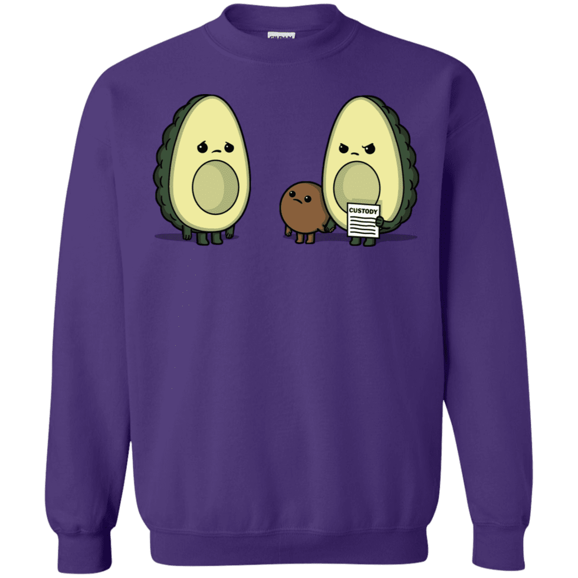 Sweatshirts Purple / S Bone Custody Crewneck Sweatshirt