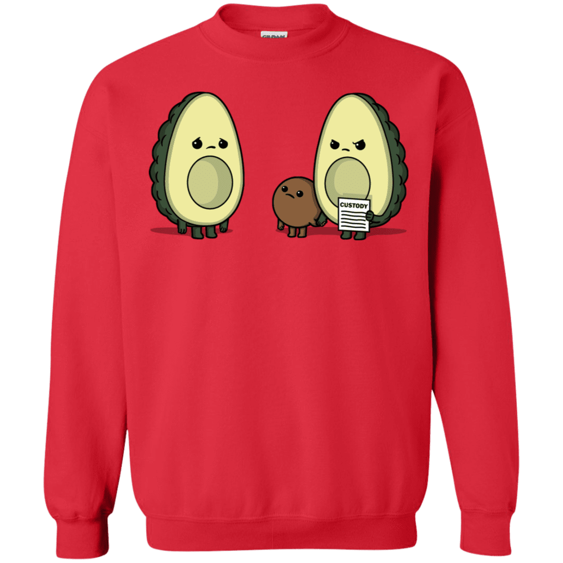 Sweatshirts Red / S Bone Custody Crewneck Sweatshirt