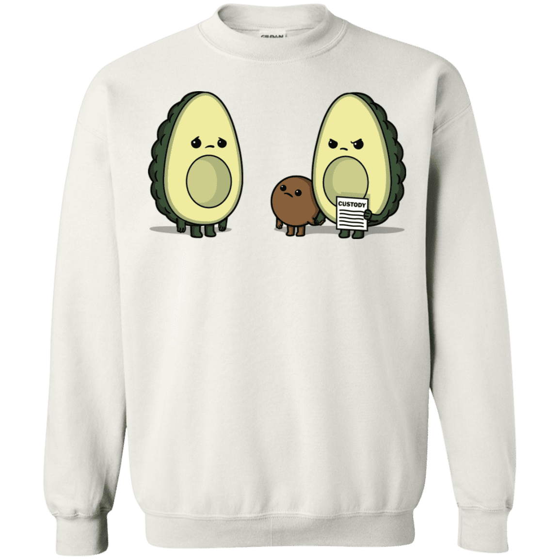 Sweatshirts White / S Bone Custody Crewneck Sweatshirt