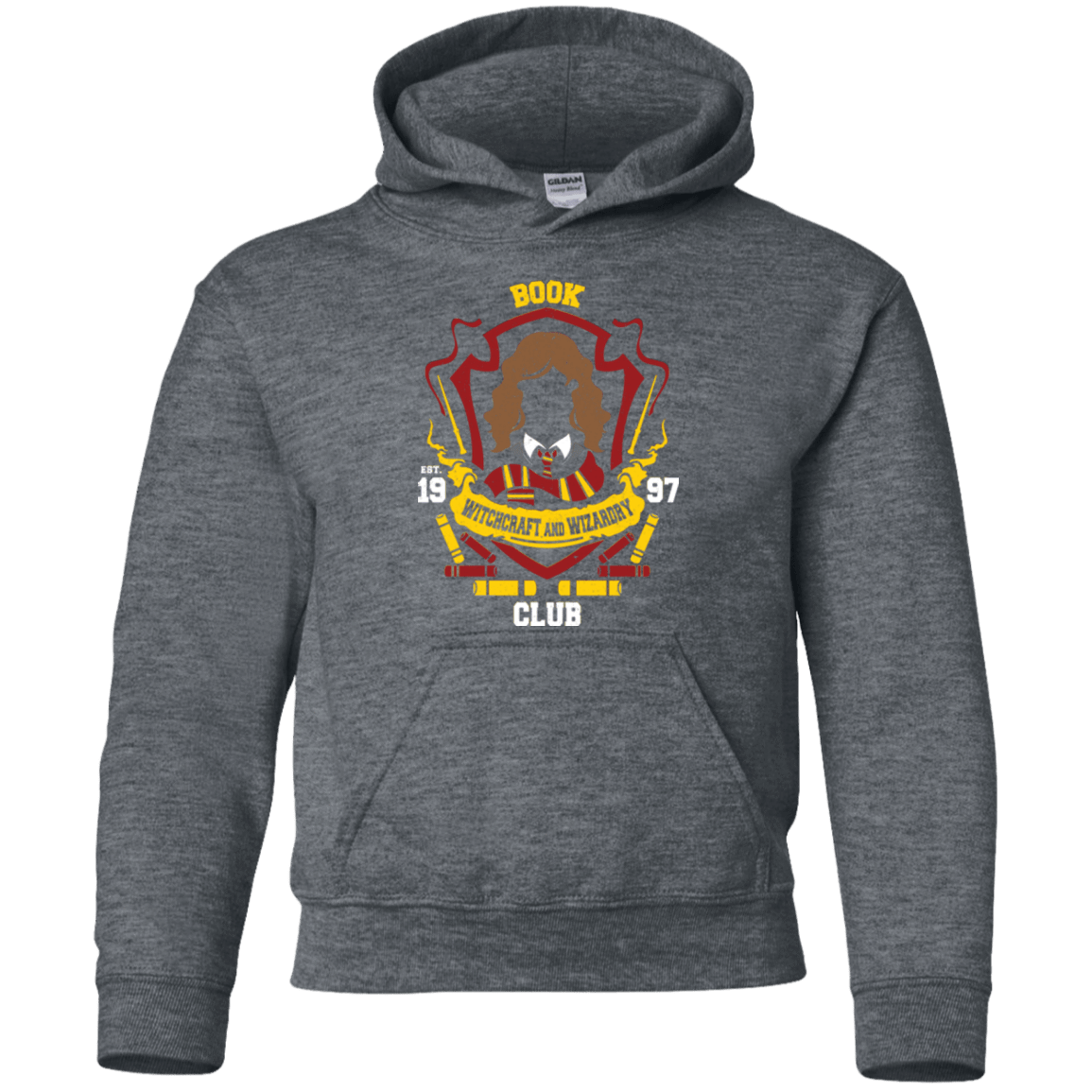 Sweatshirts Dark Heather / YS Book Club Youth Hoodie