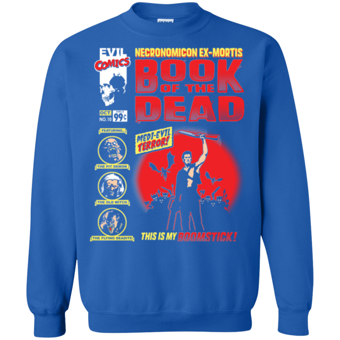 Sweatshirts Royal / Small Book Of The Dead Crewneck Sweatshirt