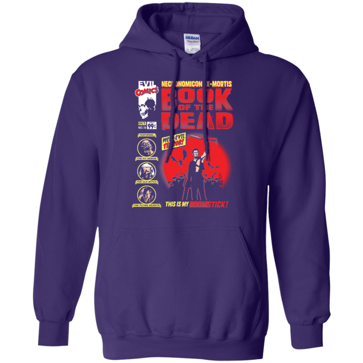 Sweatshirts Purple / Small Book Of The Dead Pullover Hoodie