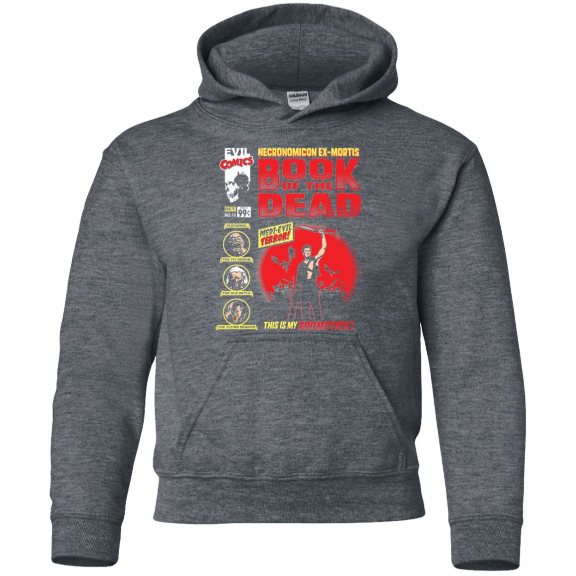 Sweatshirts Dark Heather / YS Book Of The Dead Youth Hoodie