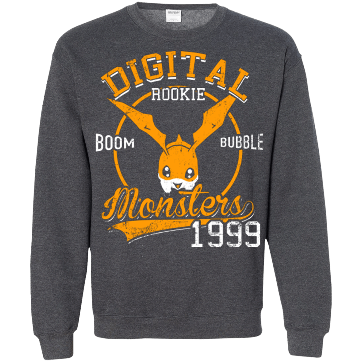 Sweatshirts Dark Heather / Small BOOM BUBBLE Crewneck Sweatshirt