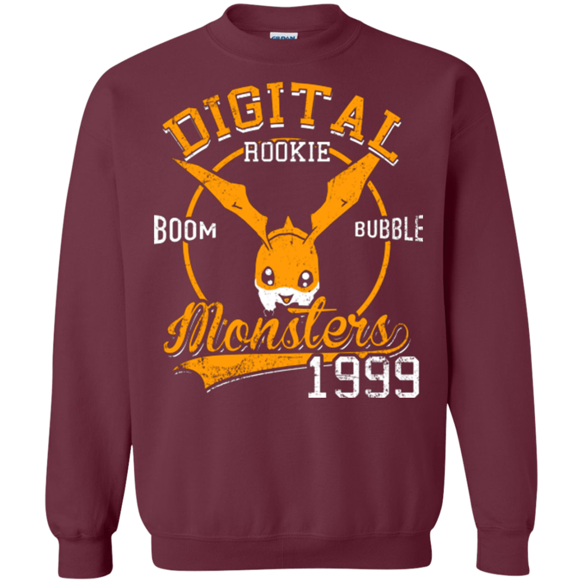 Sweatshirts Maroon / Small BOOM BUBBLE Crewneck Sweatshirt