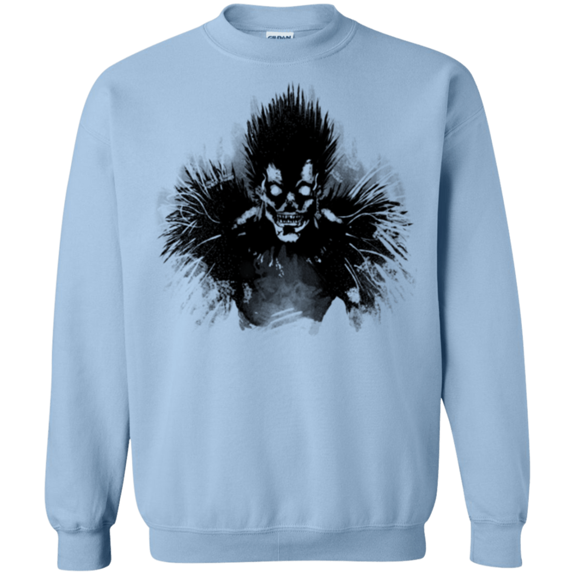 Sweatshirts Light Blue / Small Bored Shinigami Crewneck Sweatshirt