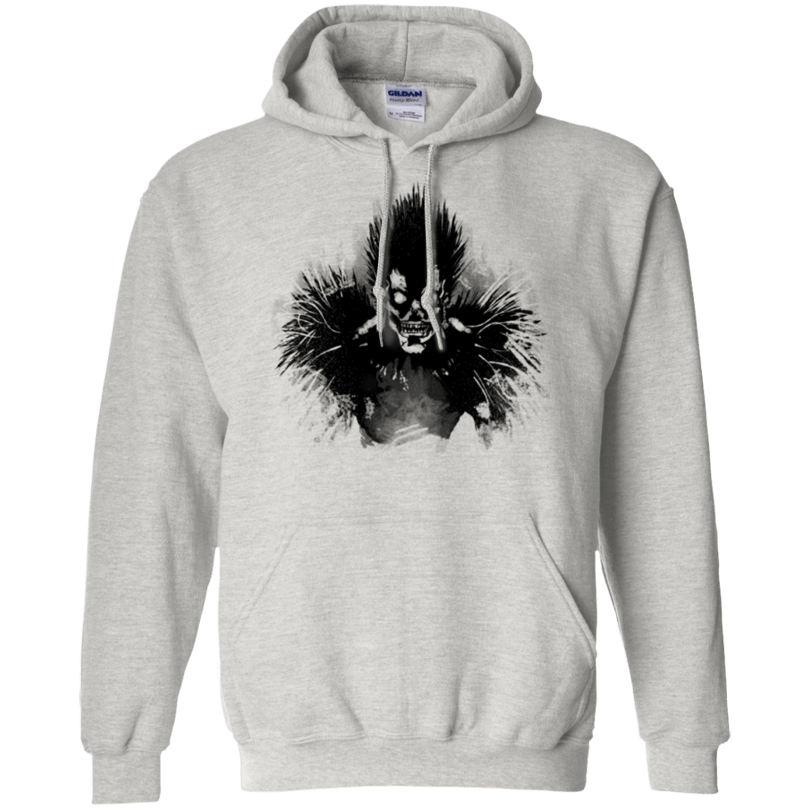 Sweatshirts Ash / Small Bored Shinigami Pullover Hoodie
