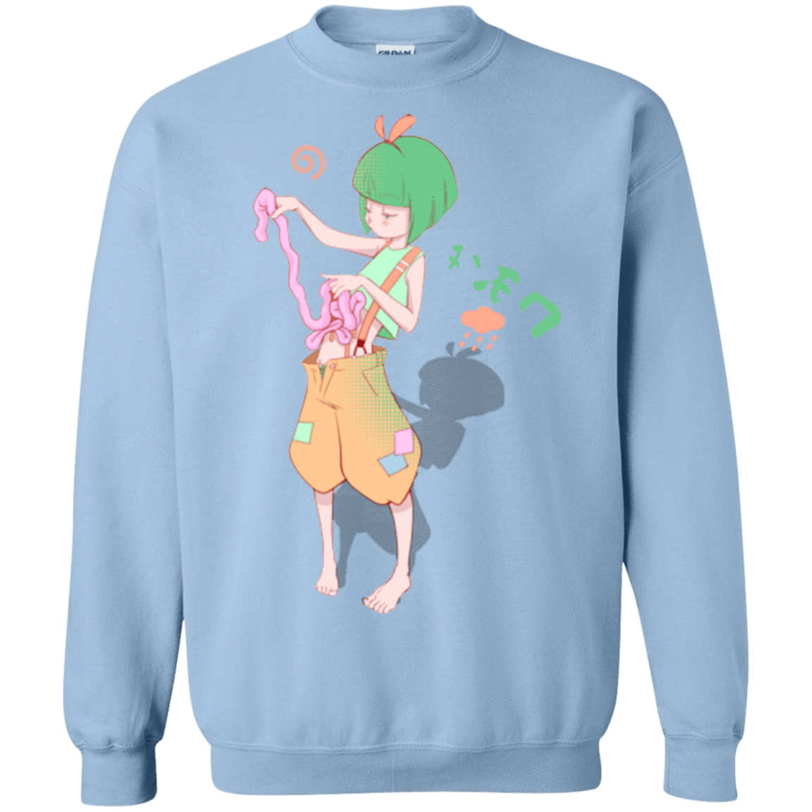 Sweatshirts Light Blue / Small Boring Intestinos Crewneck Sweatshirt