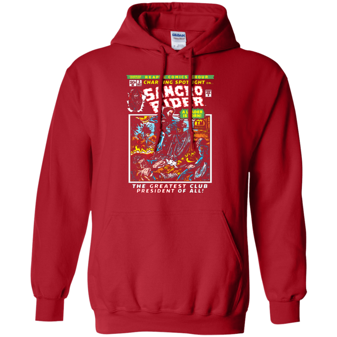 Sweatshirts Red / Small Born Leader Pullover Hoodie