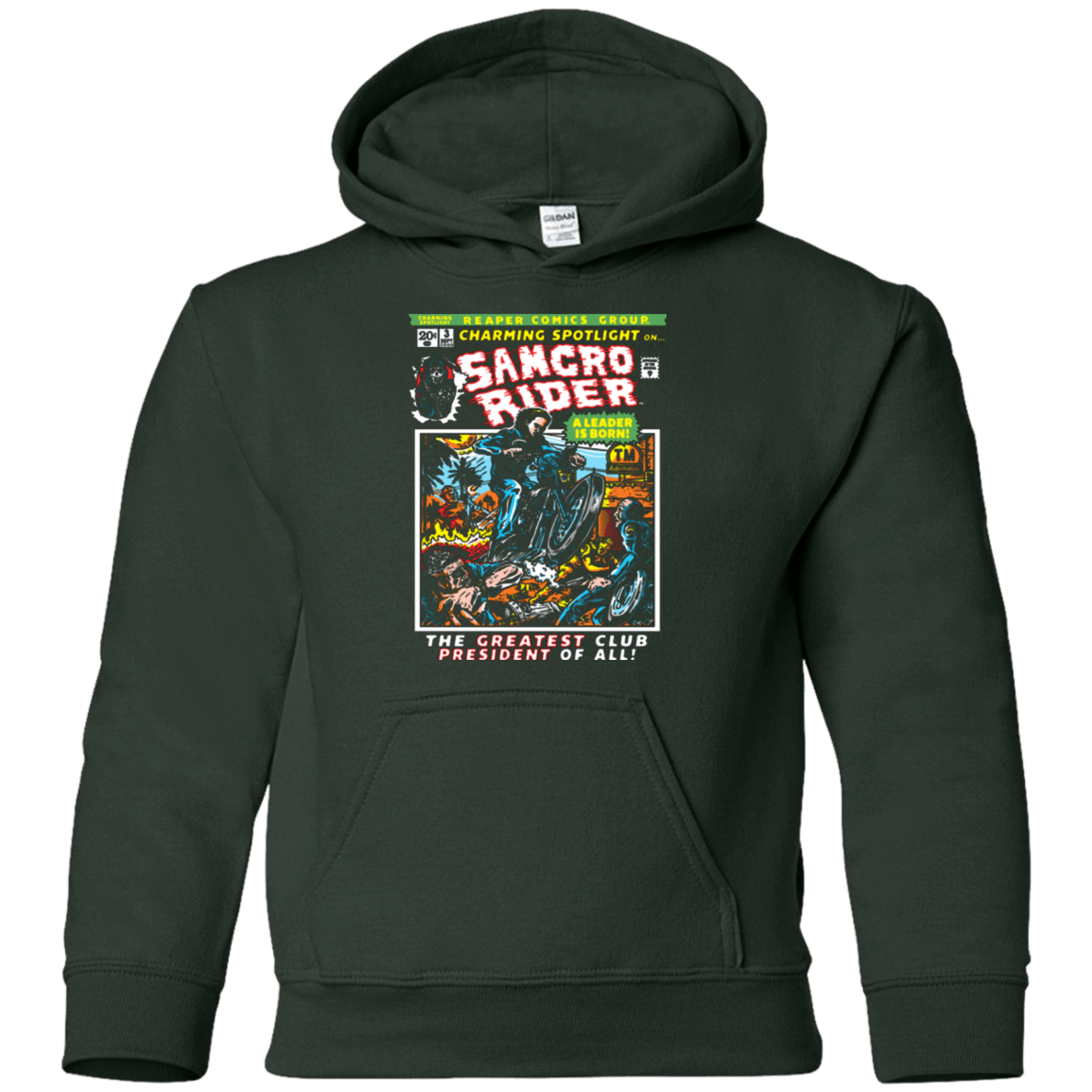 Sweatshirts Forest Green / YS Born Leader Youth Hoodie
