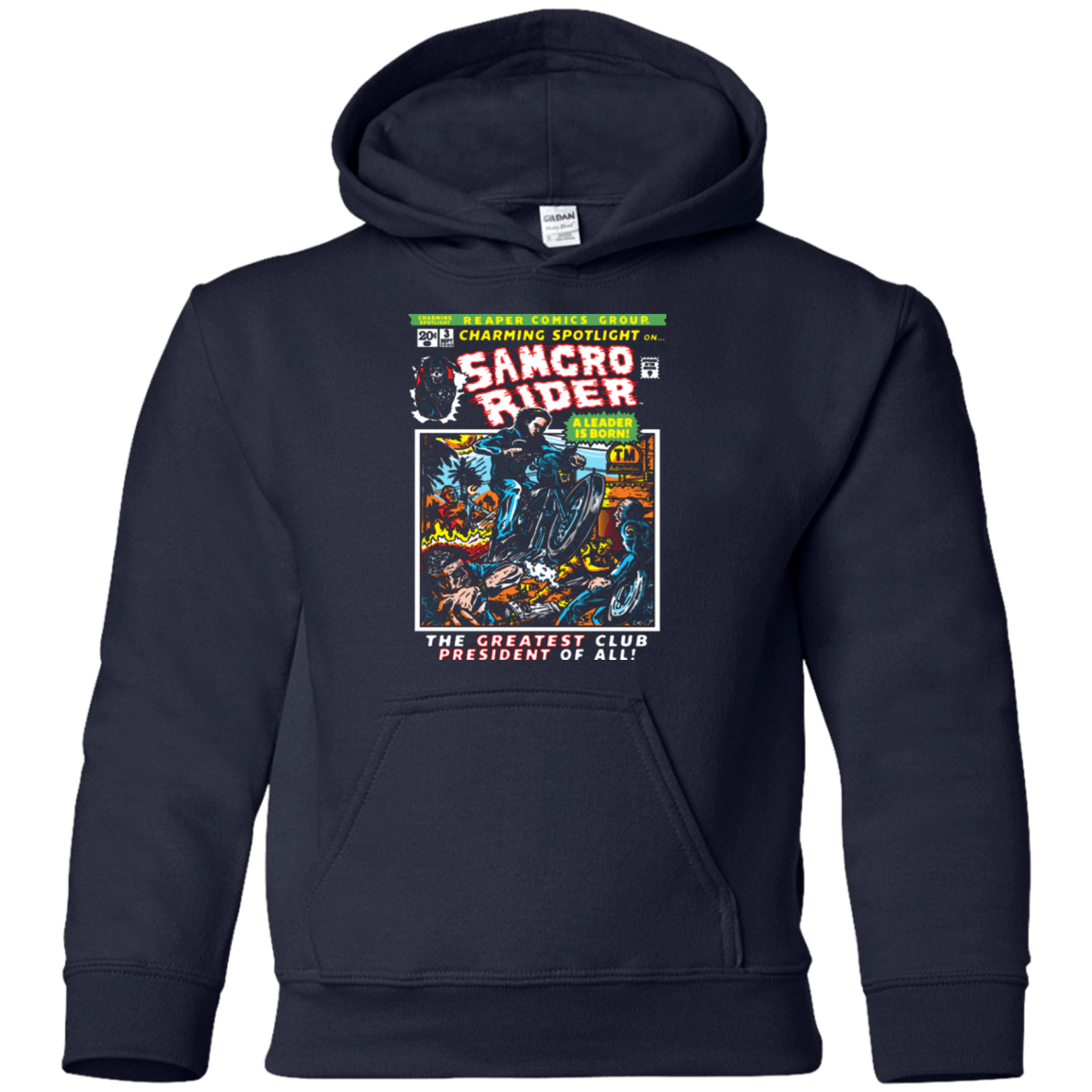 Sweatshirts Navy / YS Born Leader Youth Hoodie