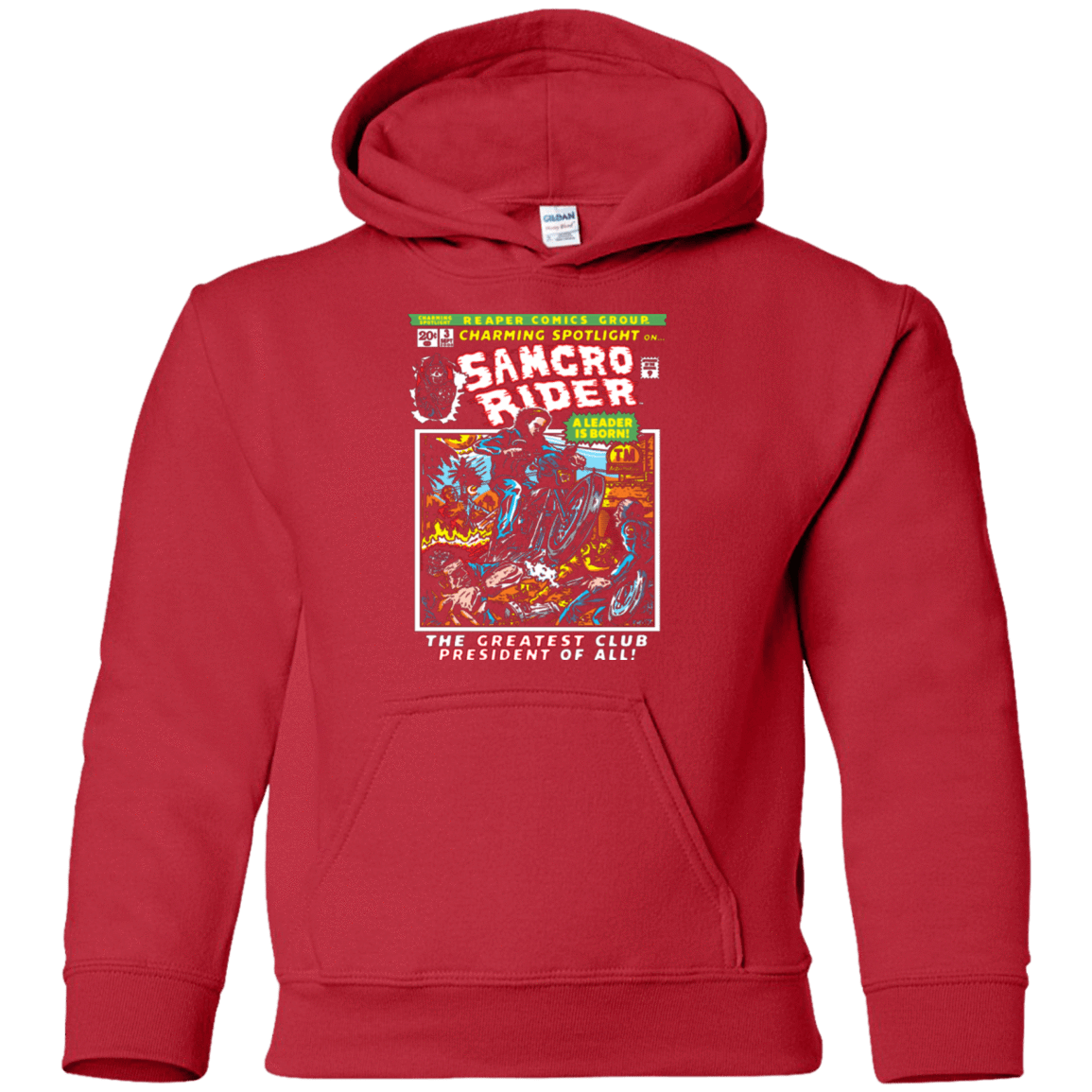 Sweatshirts Red / YS Born Leader Youth Hoodie