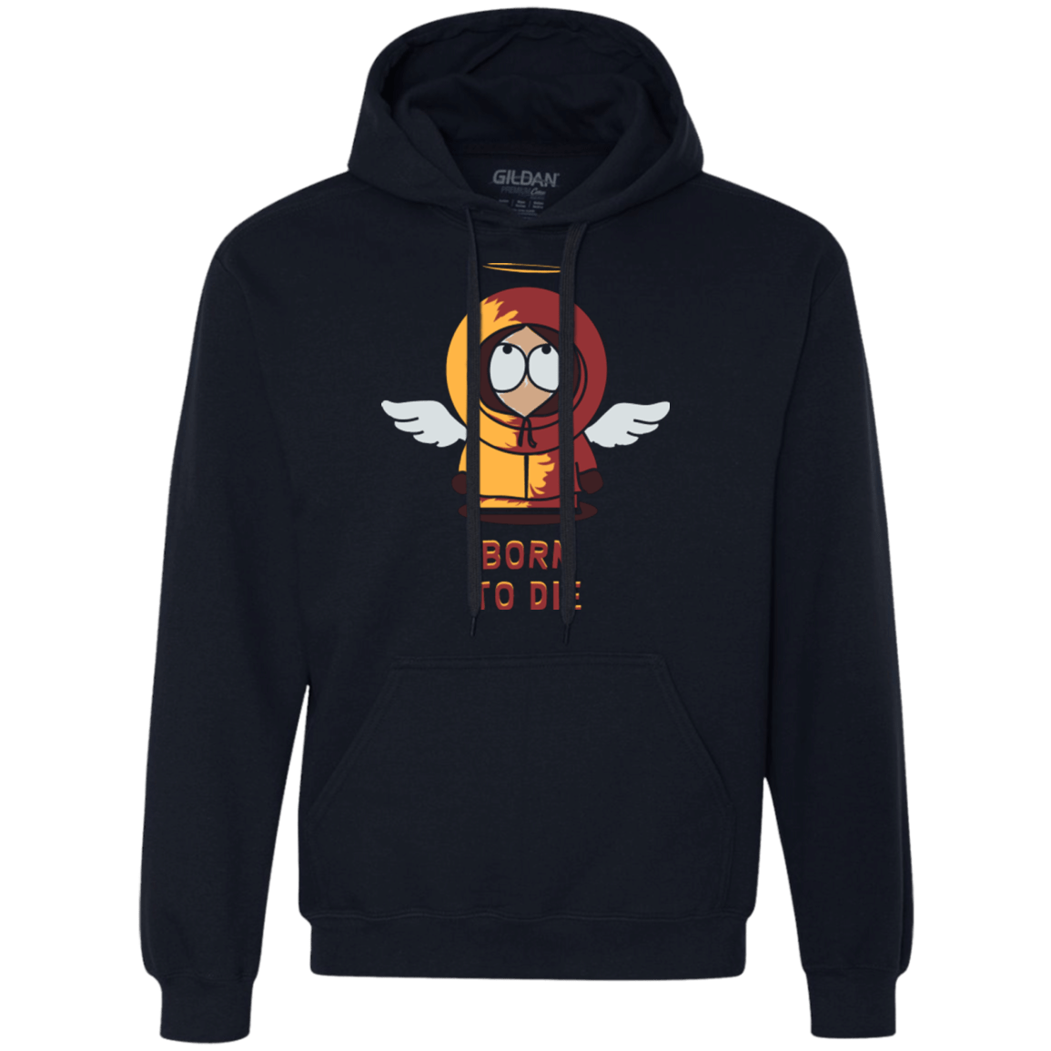 Sweatshirts Navy / Small BORN TO DIE Premium Fleece Hoodie