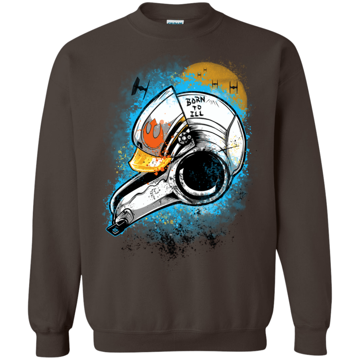 Sweatshirts Dark Chocolate / Small Born to Ill Crewneck Sweatshirt