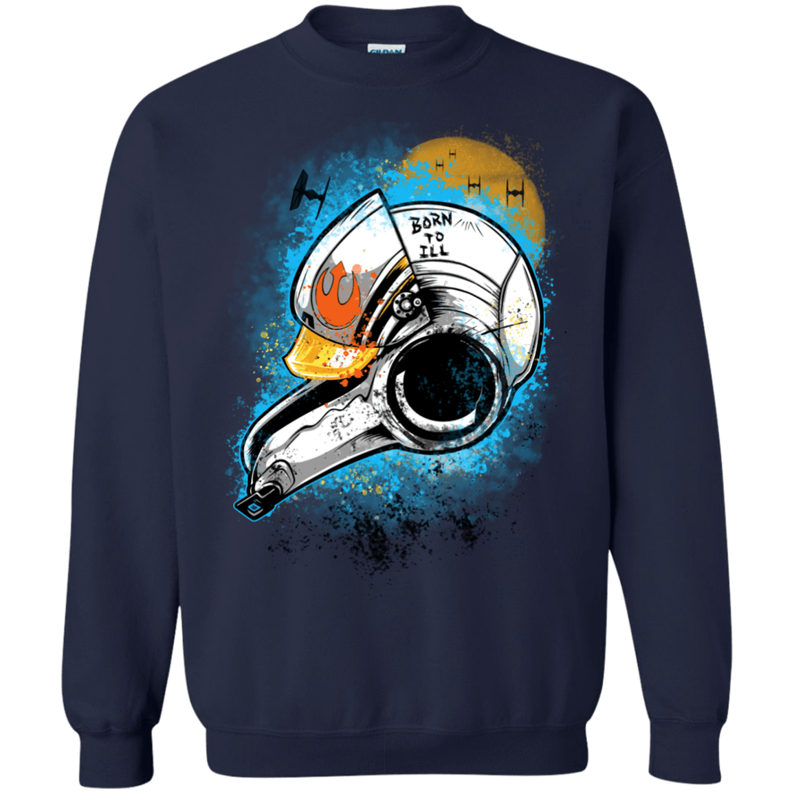 Sweatshirts Navy / Small Born to Ill Crewneck Sweatshirt