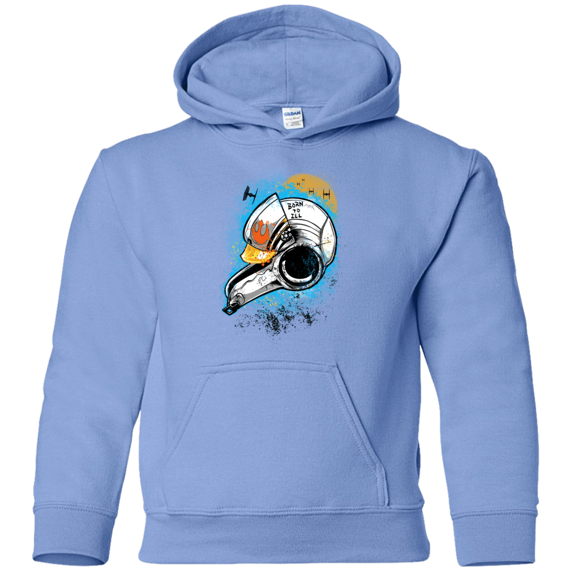 Sweatshirts Carolina Blue / YS Born to Ill Youth Hoodie