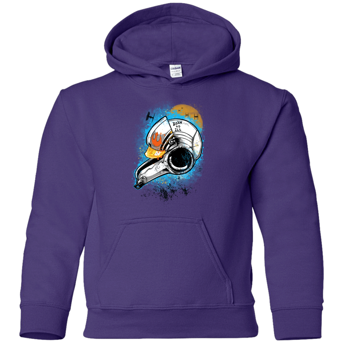 Sweatshirts Purple / YS Born to Ill Youth Hoodie