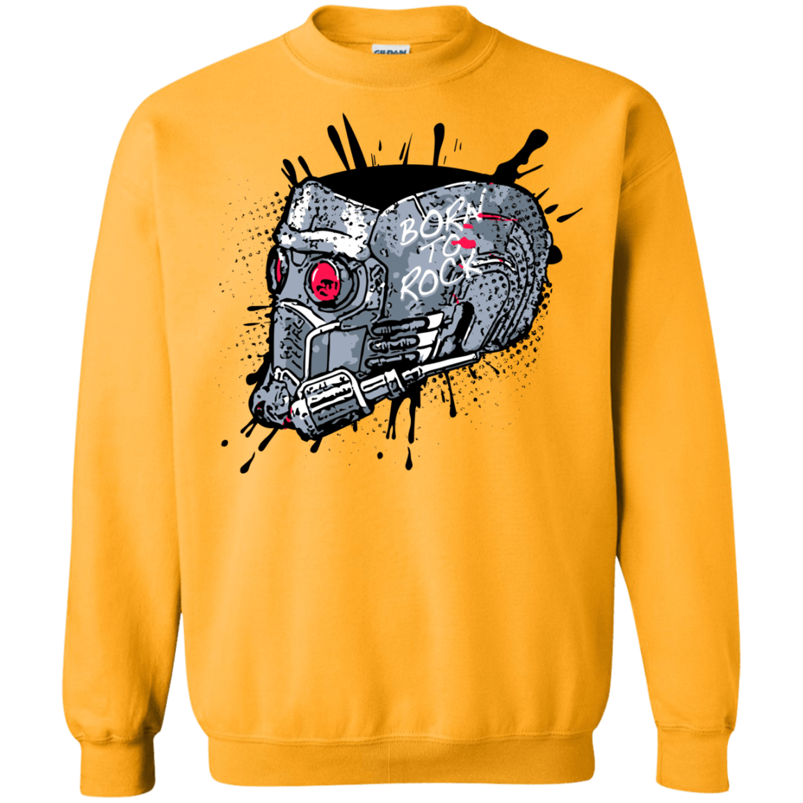 Sweatshirts Gold / Small Born to Rock Crewneck Sweatshirt