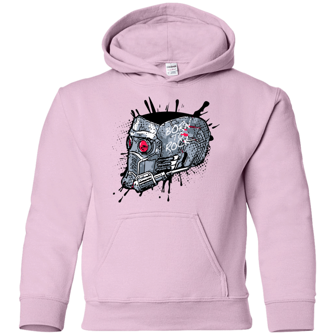Sweatshirts Light Pink / YS Born to Rock Youth Hoodie