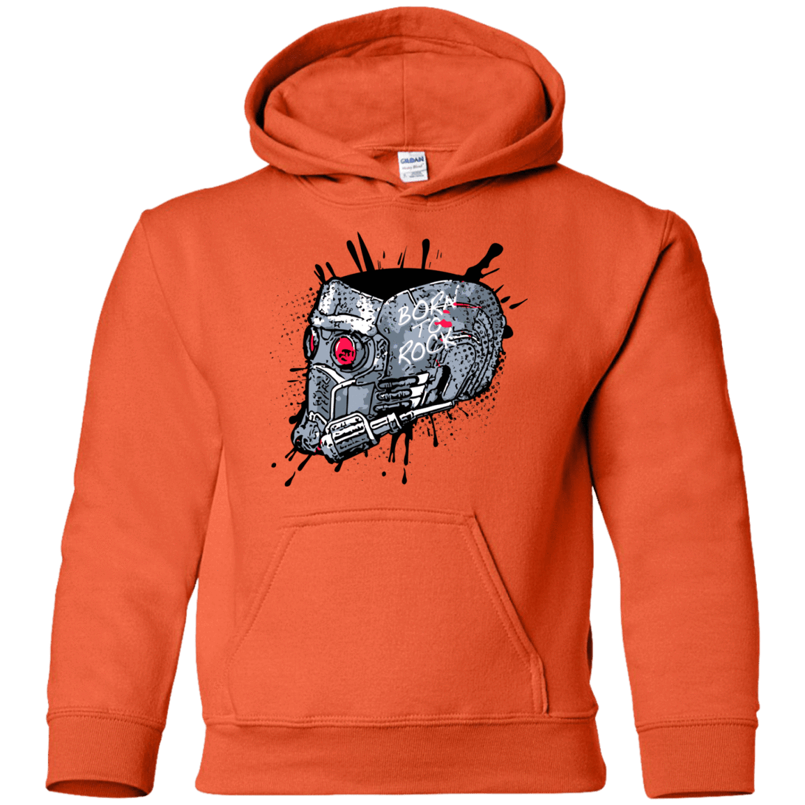 Sweatshirts Orange / YS Born to Rock Youth Hoodie